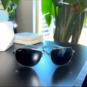 Maui Jim GUARDRAILS Polarized Aviator Sunglasses